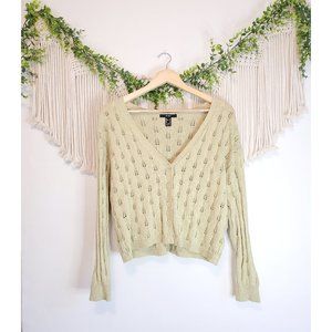 Matcha Button Up Knit